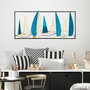 Wallity Yelkenli 2 Escultura de Pared Multicolor